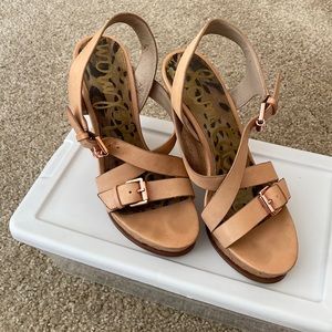 Sam Edelman platform wedge high heels